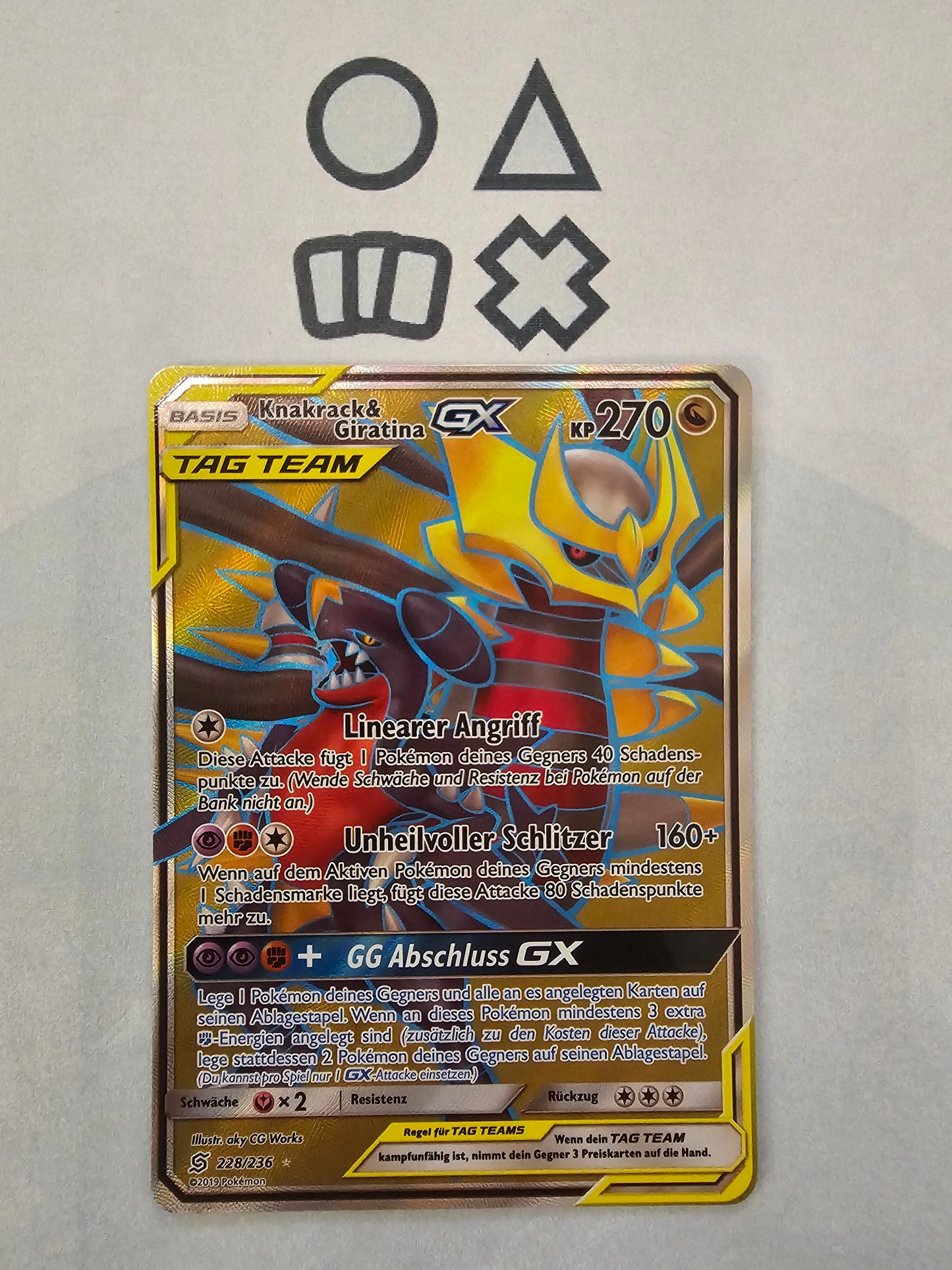 Knakrack & Giratina GX - NM (UNM228 SM Unified Minds)