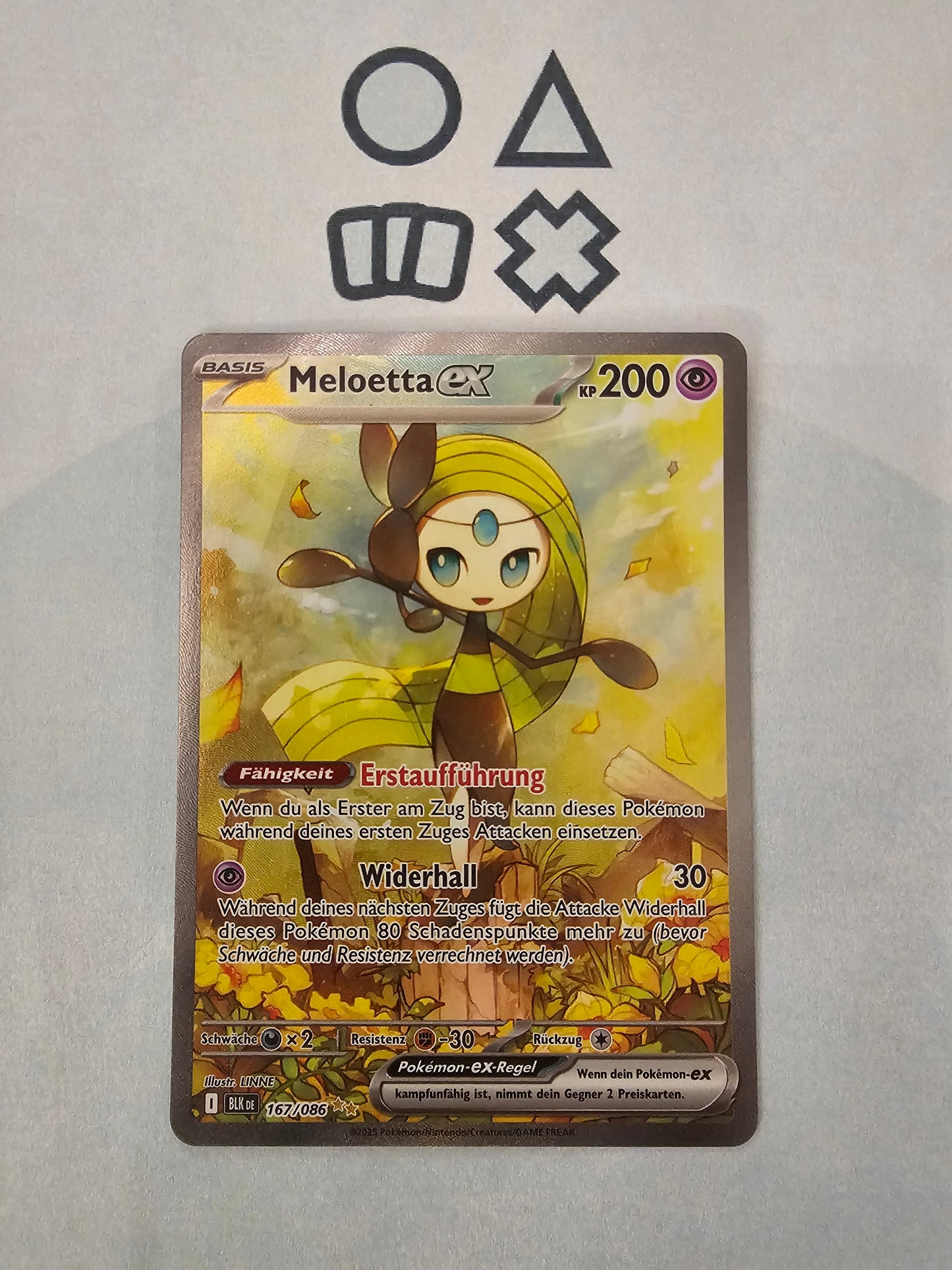 Meloetta EX - NM (BLK167 S&V Black Bolt)