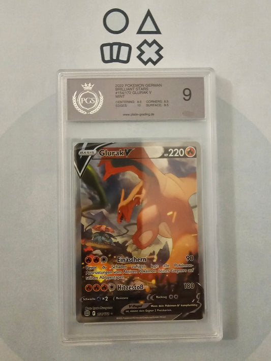 Glurak V - PGS 9 (BRS154 SWSH Brilliant Stars)