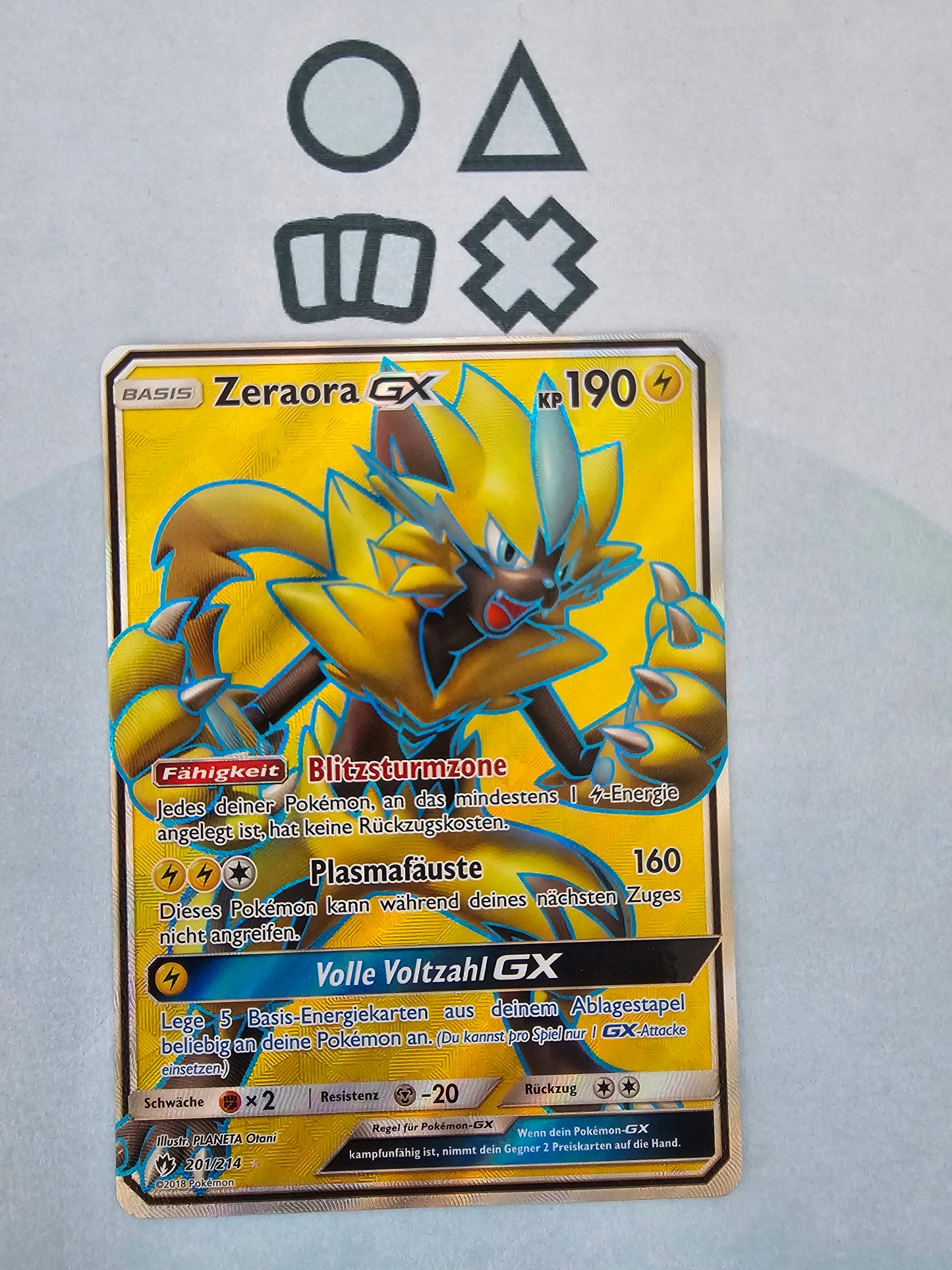 Zeraora GX - NM (LOT201 SM LOST Thunder)
