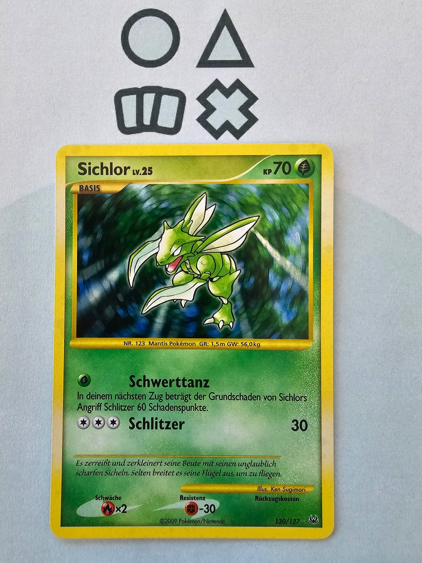 Sichlor Lv.25 - NM (PL130 Platin Base Set)