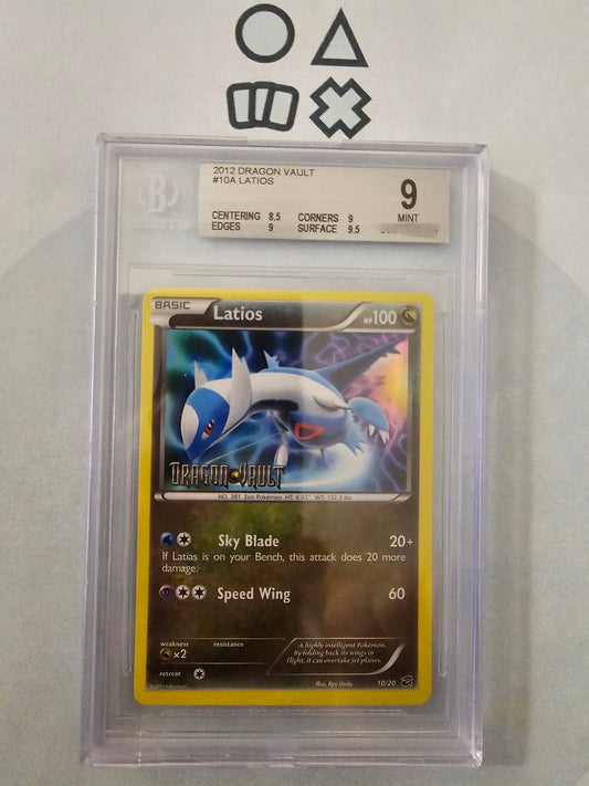 Latios Stamped - BGS 9 (DRV10A B&W Dragon Vault)