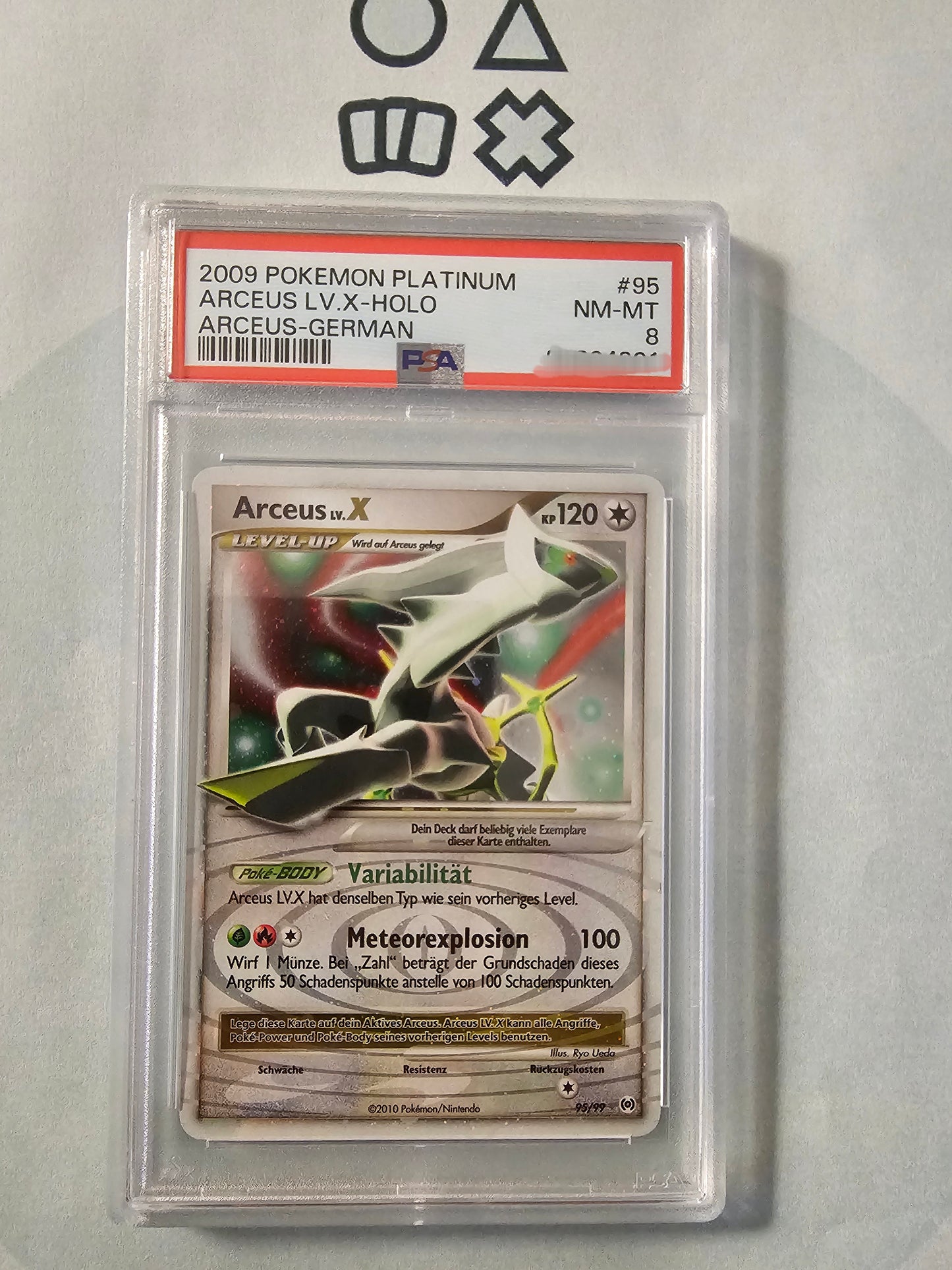 Arceus LV.X - PSA 8 (AR95 Platinum Arceus)