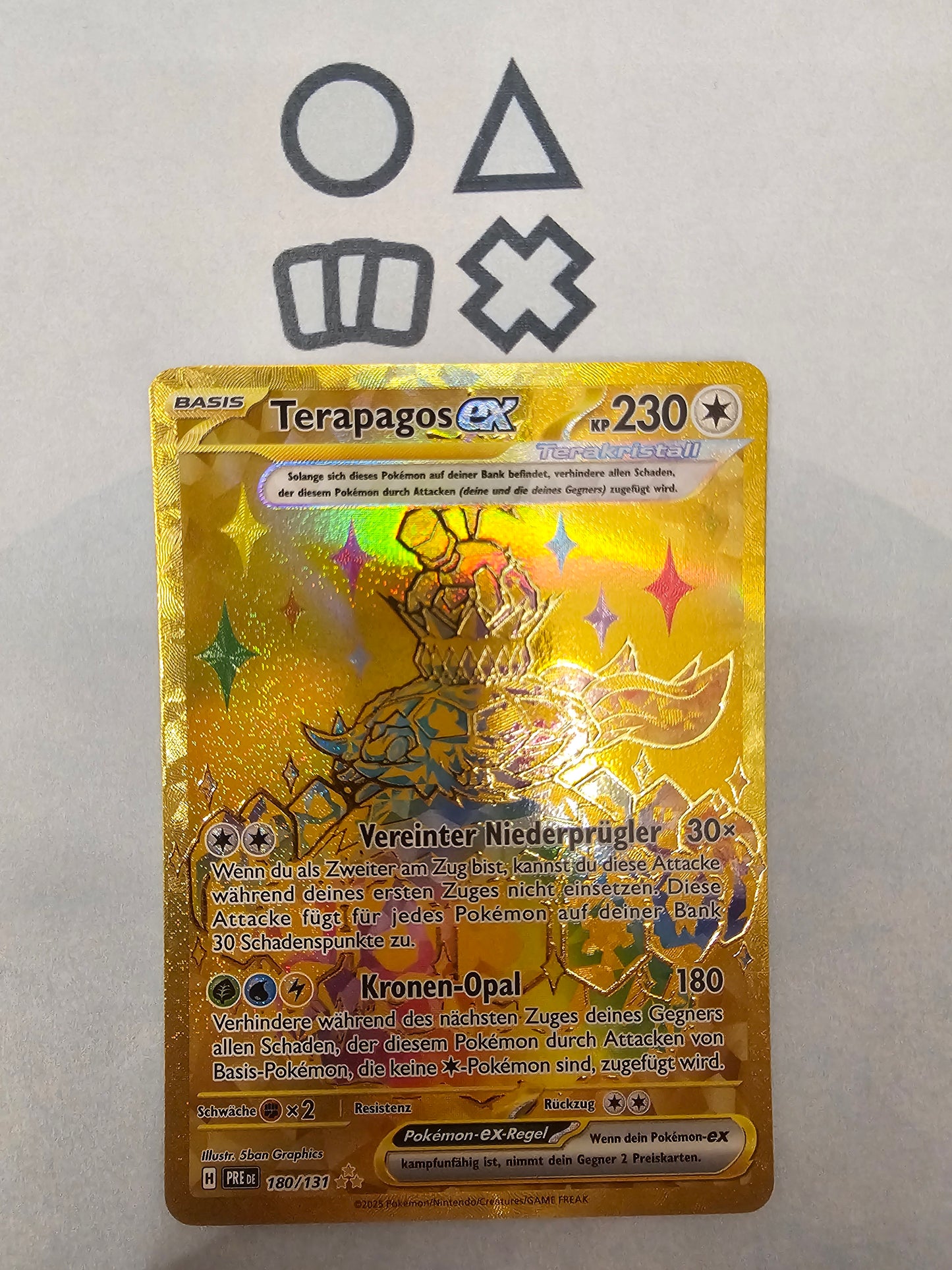 Terapagos EX - NM (PRE180 S&V Prismatic Evolutions)