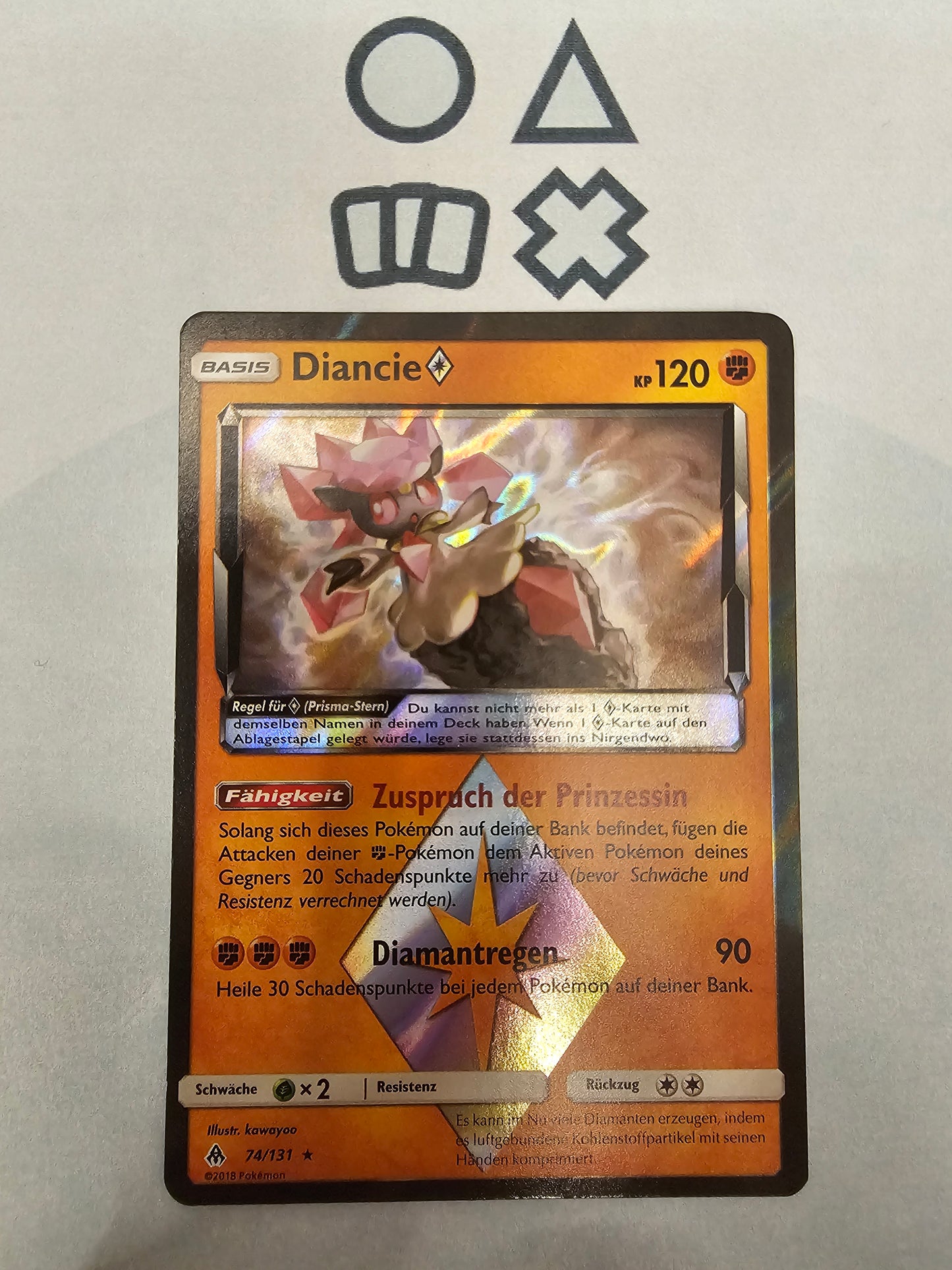 Diancie Prisma - NM (FLI74 S&M Forbidden Light)