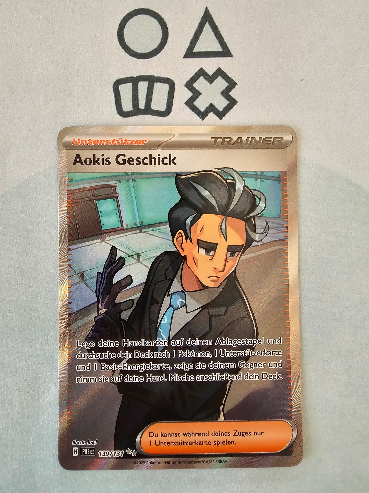 Aokis Geschick - NM (PRE139 S&V Prismatic Evolutions)
