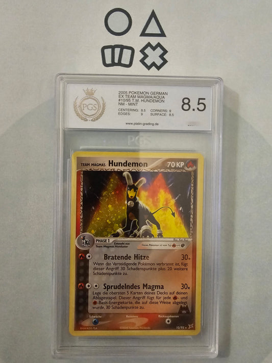 Team Magmas Hundemon - PGS 8.5 (MA010EX Team Magma vs Team Aqua)