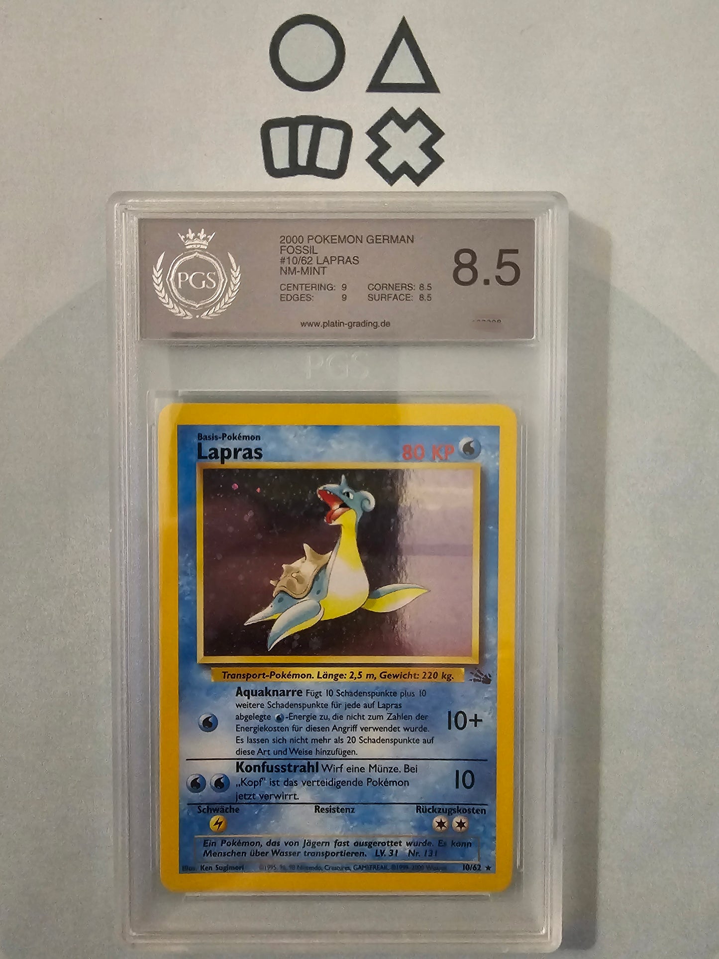 Lapras - PGS 8.5 (FO10 Fossil)