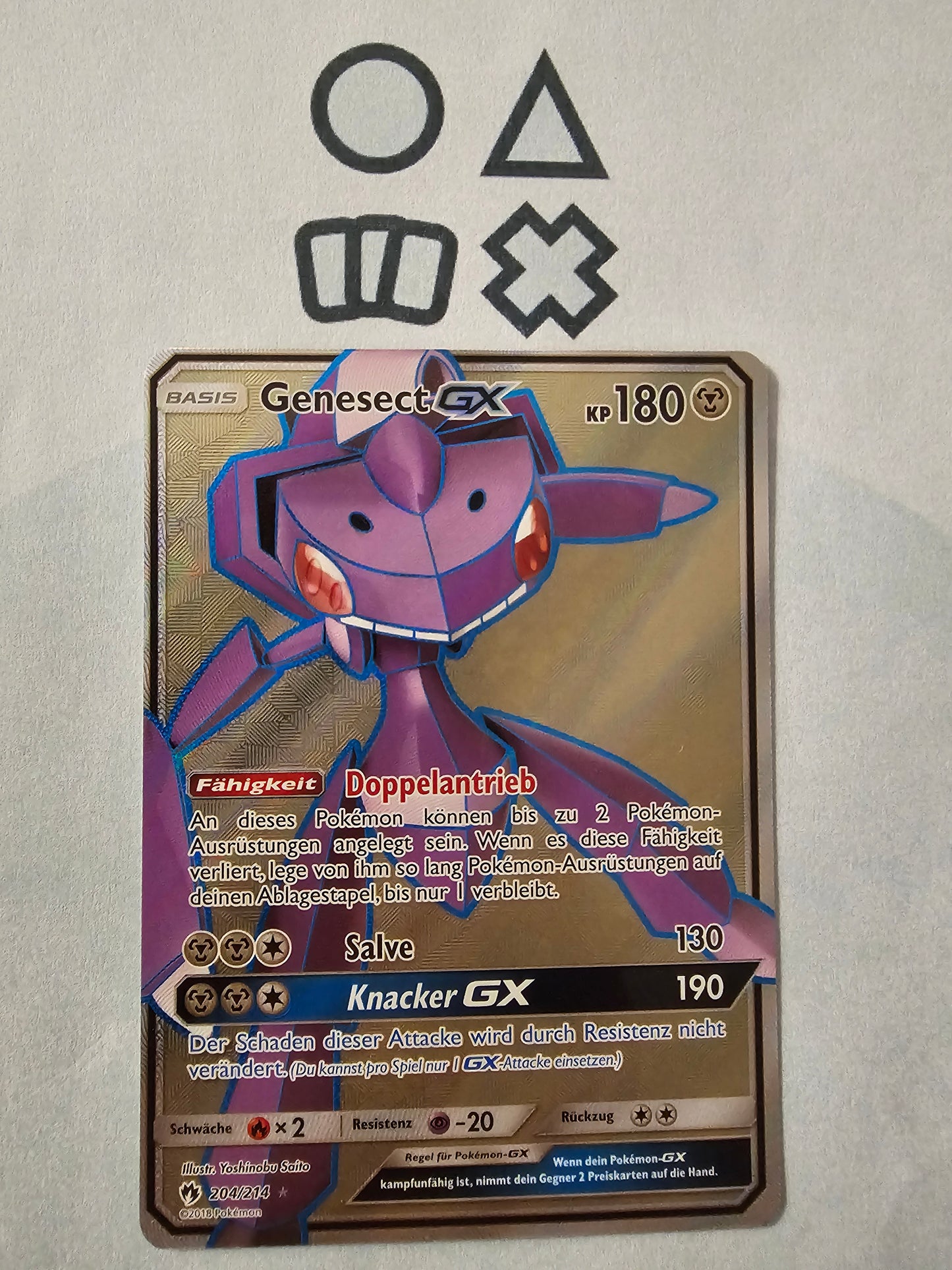 Genesect GX - NM (LOT204 SM Lost Thunder)
