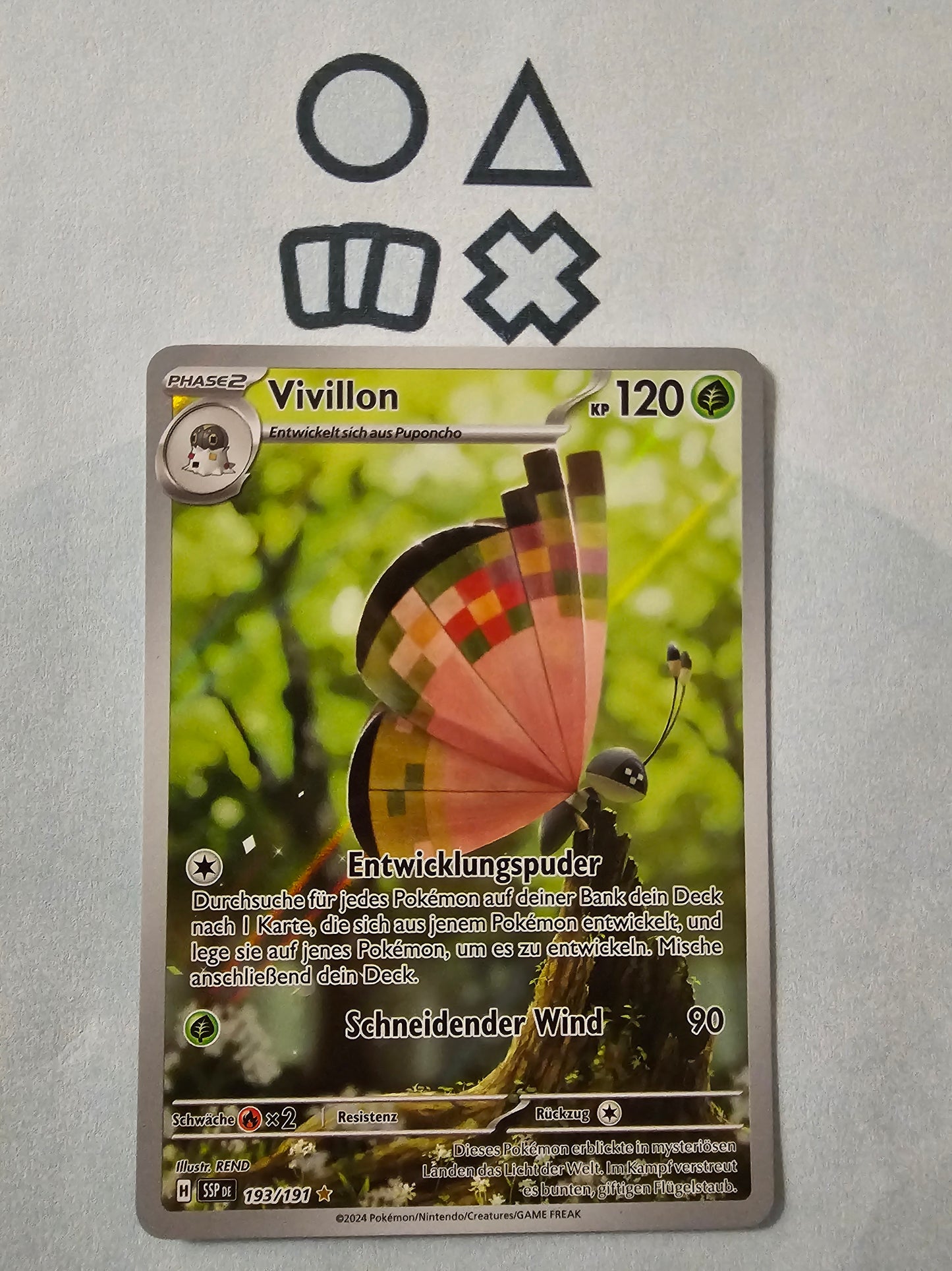 Vivillon - NM (SSP193 S&V Surging Sparks)