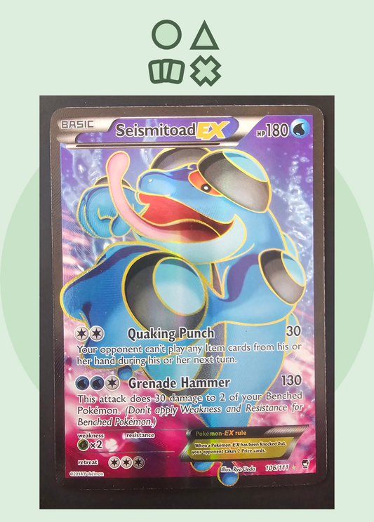 Seismitoad EX - NM (FFI106 XY Furious Fists)