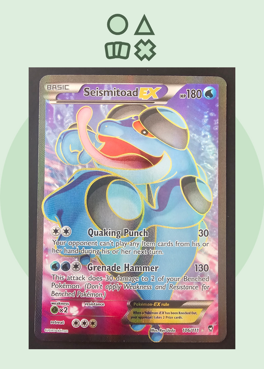 Seismitoad EX - NM (FFI106 XY Furious Fists)