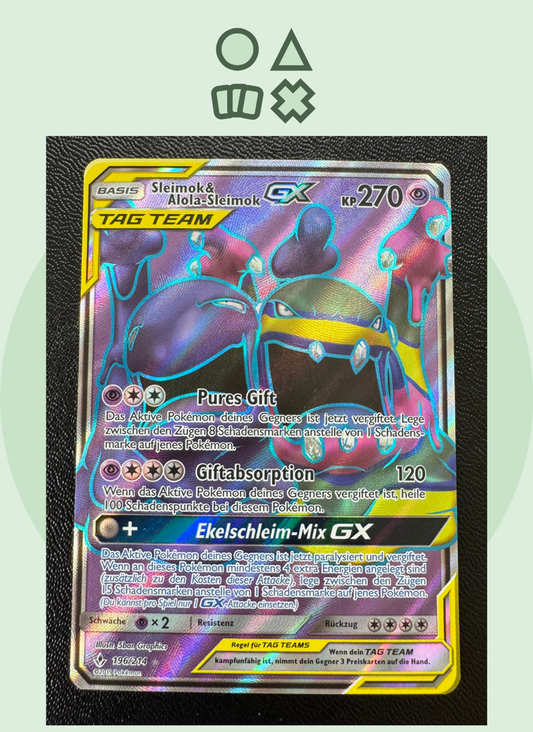Sleimok & Alola-Sleimok GX - NM (UNB196 SM Unbroken Bonds)