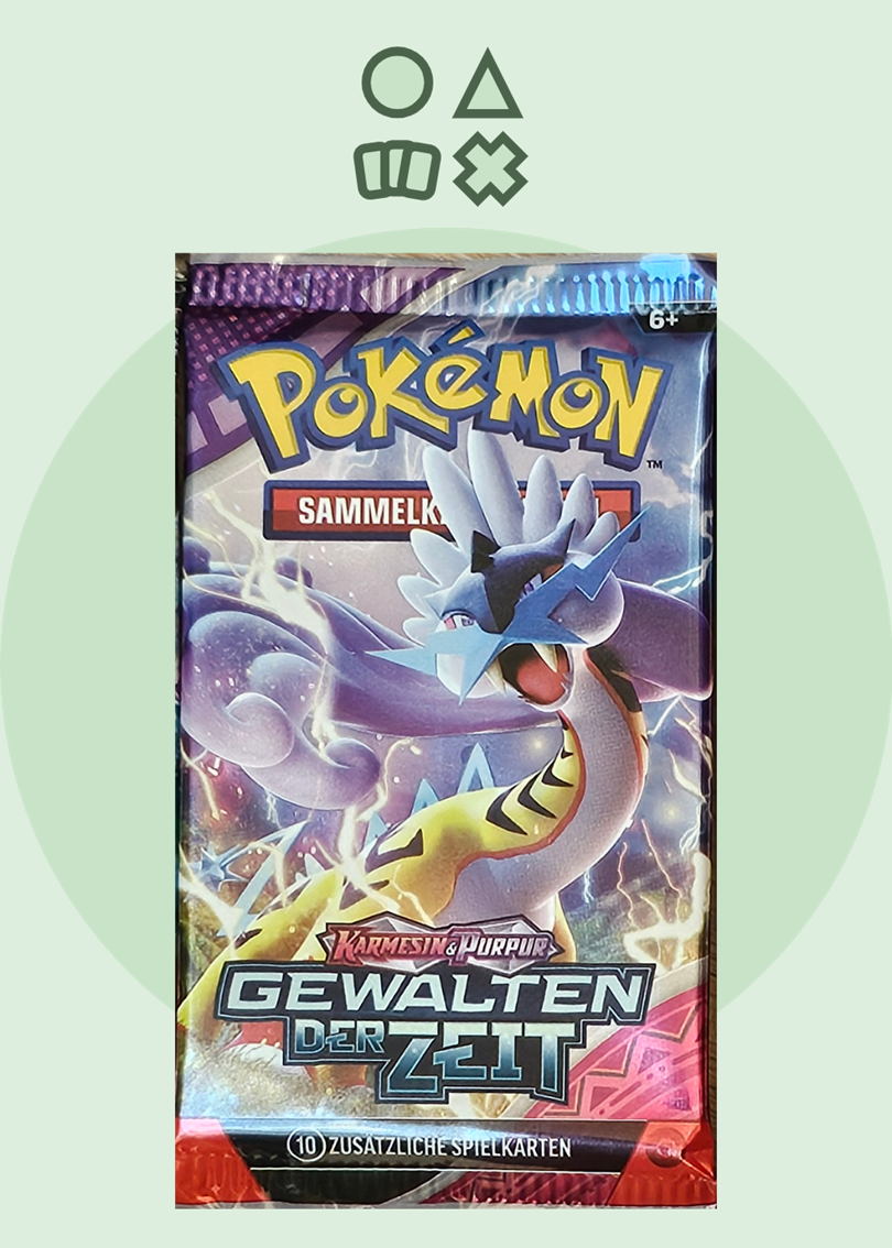 Pokémon Crimson & Purple Forces of Time Booster - German