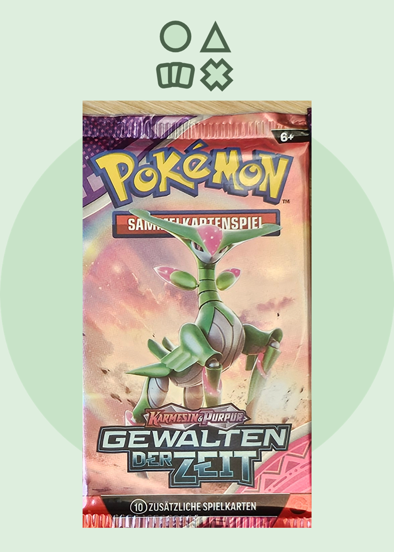 Pokémon Crimson & Purple Forces of Time Booster - German