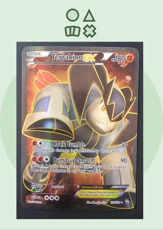 Terrakion EX - NM (DRX121 B&W Dragons Exalted)