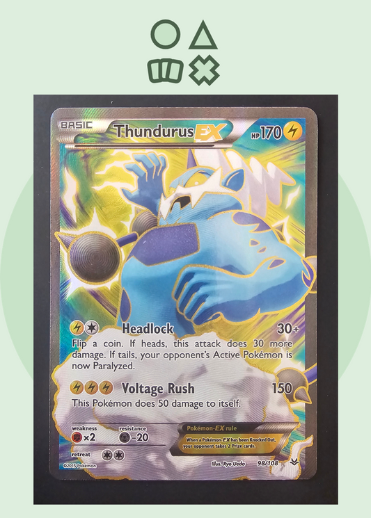 Thundurus EX - NM (ROS98 XY Roaring Skies)