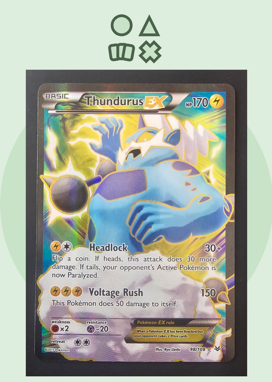 Thundurus EX - NM (ROS98 XY Roaring Skies)