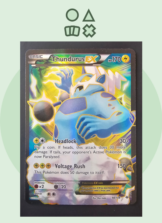 Thundurus EX - NM (ROS98 XY Roaring Skies)