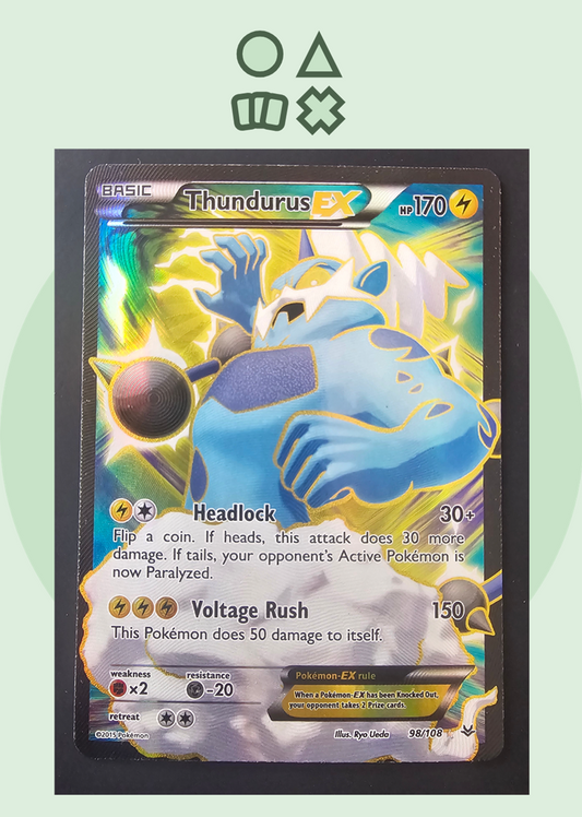 Thundurus EX - NM (ROS98 XY Roaring Skies)