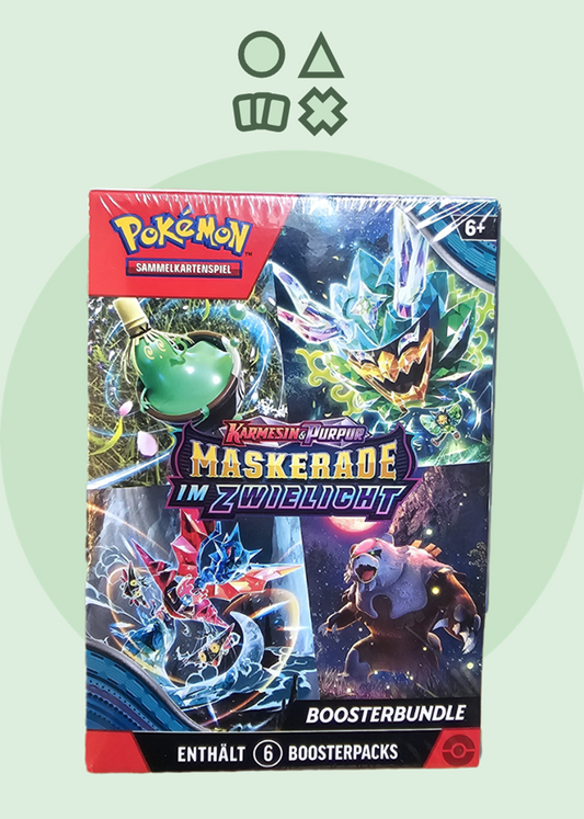 Pokémon Karmesin & Purpur Maskerade im Zwielicht Boosterbundle - Twilight Masquerade - deutsch