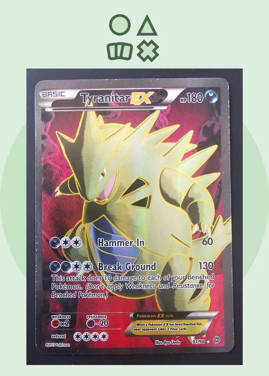 Tyranitar EX - NM (AOR91 XY Ancient Origins)