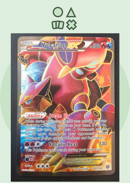 Volcanion EX - NM (STS107 XY Steam Siege)