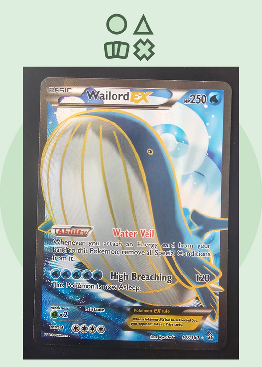 Wailord EX - NM (PRC147 XY Primal Clash)