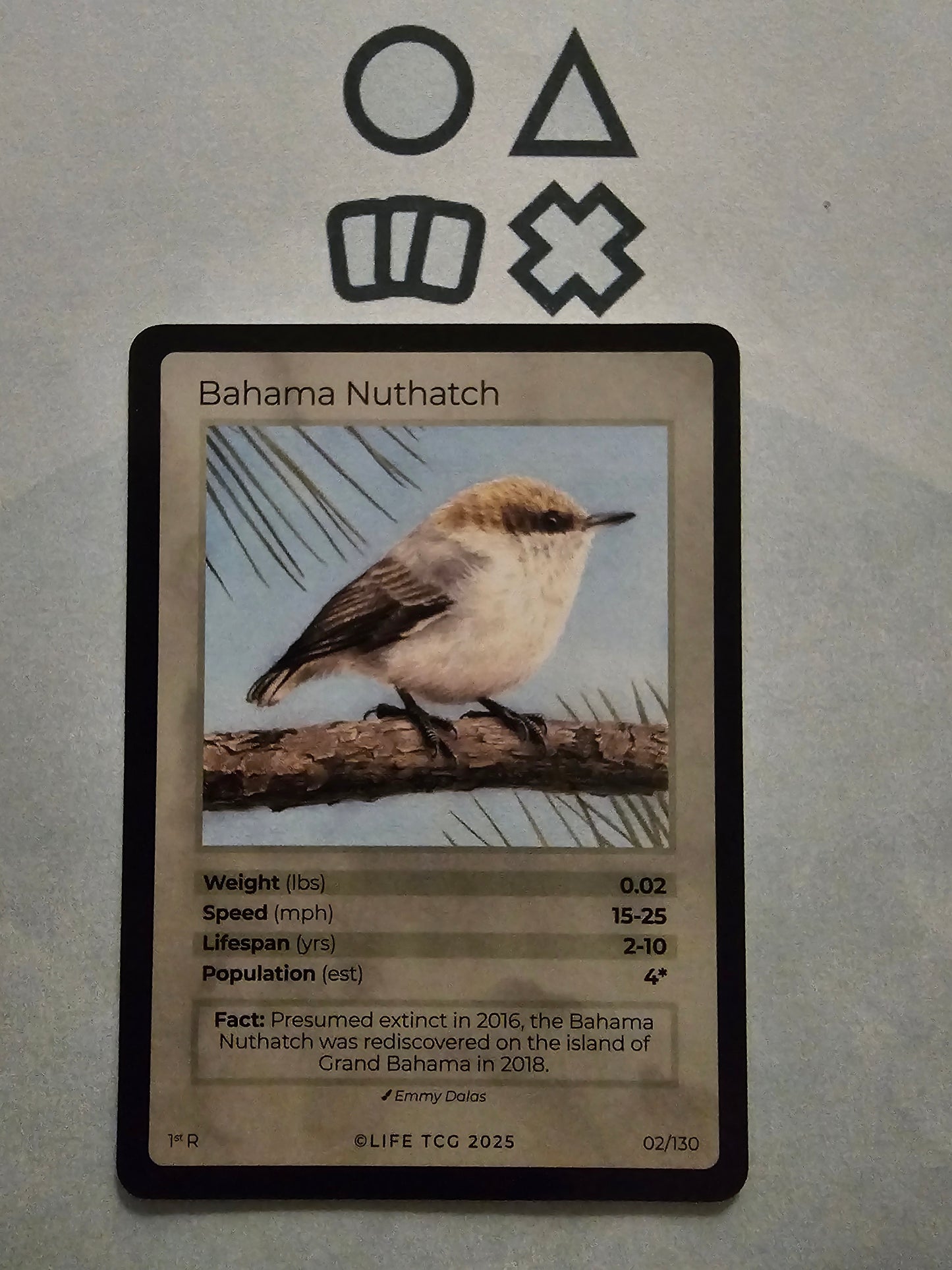 Life TCG Bahama Nuthatch Rare - NM (02 Birds - POP 4)