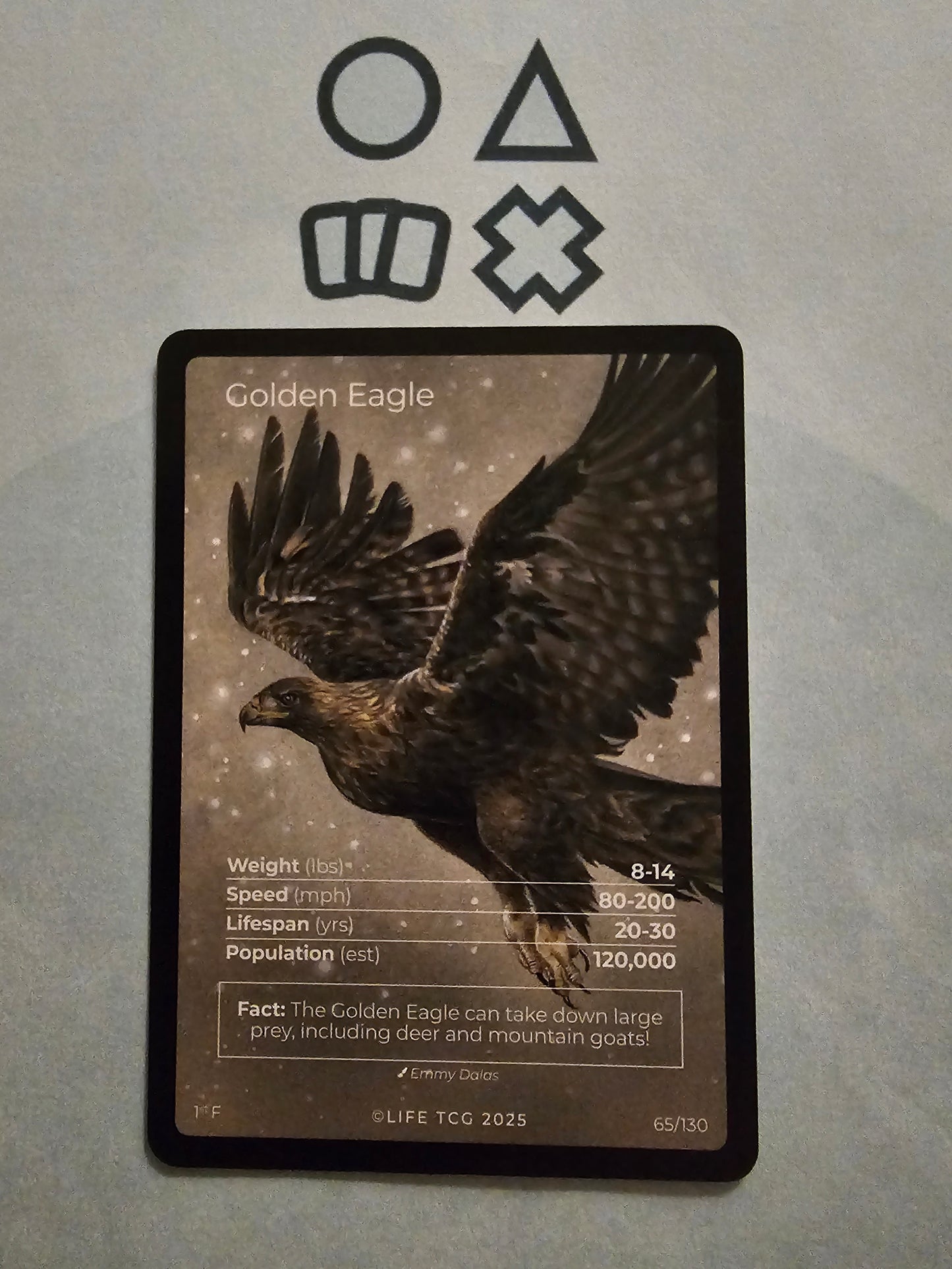 Life TCG Golden Eagle Full Art - NM (65 Birds - POP 120.000)