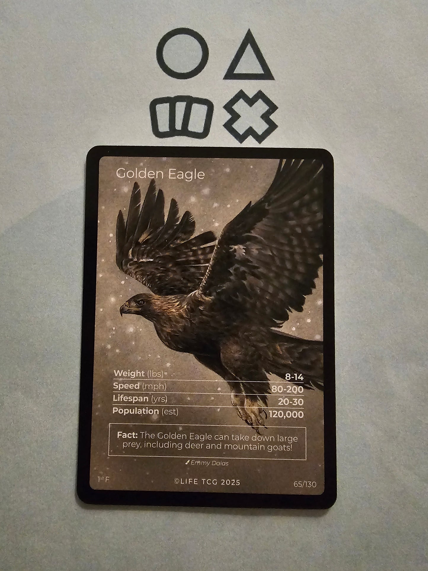 Life TCG Golden Eagle Full Art - NM (65 Birds - POP 120.000)