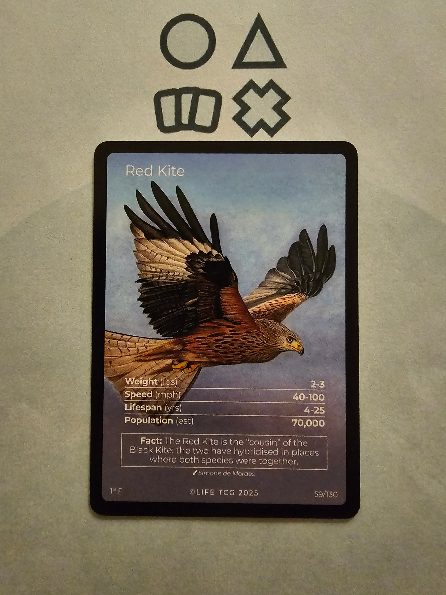 Life TCG Red Kite Full Art - NM (59 Birds - POP 70.000)