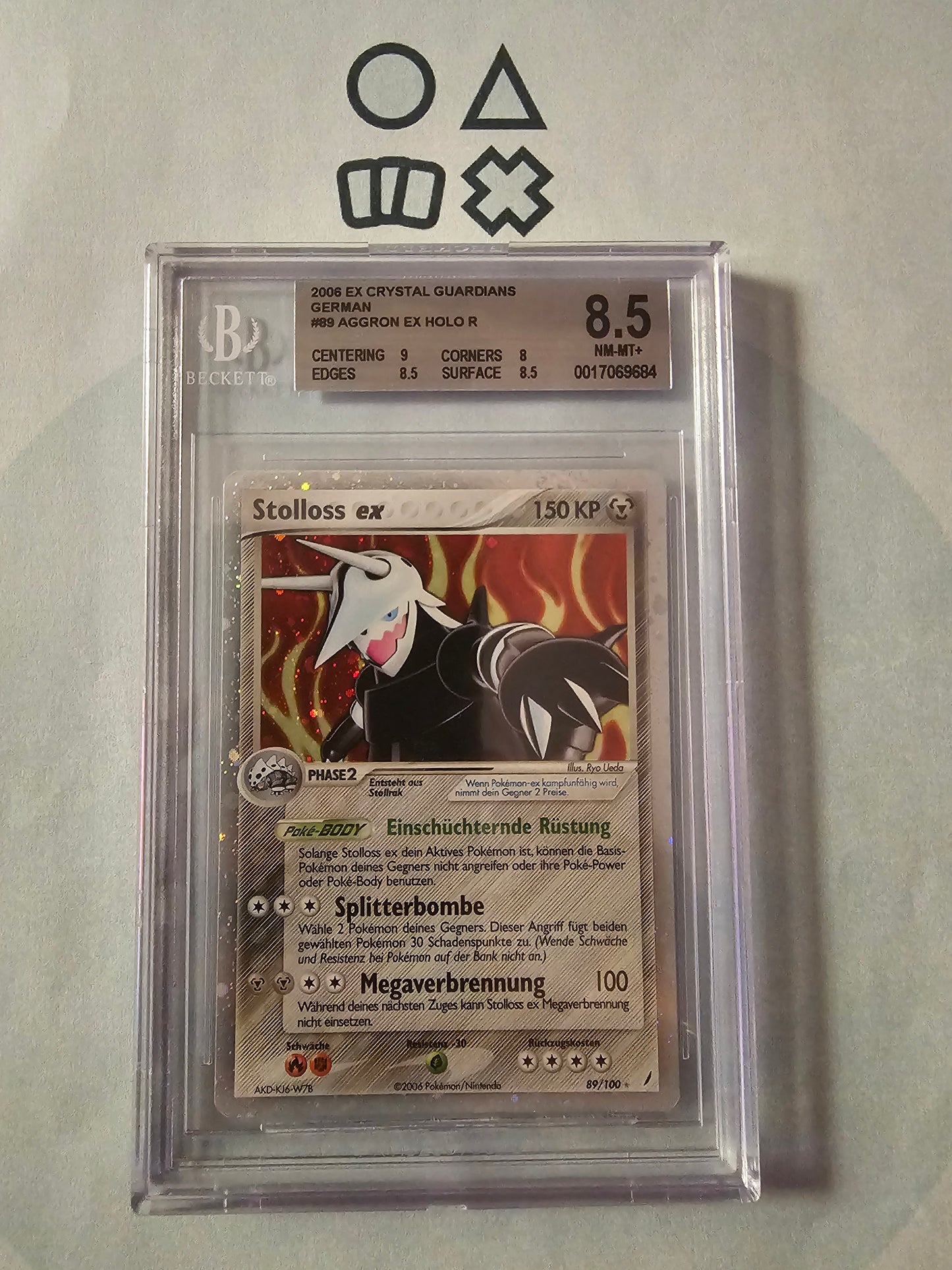 Stolloss EX - BGS 8.5 (CG89 EX Crystal Guardians)