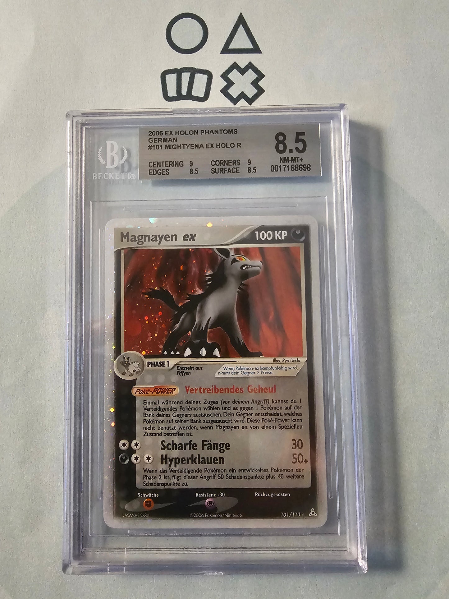 Magnayen EX - BGS 8.5 (HP101 EX Holon Phantoms)