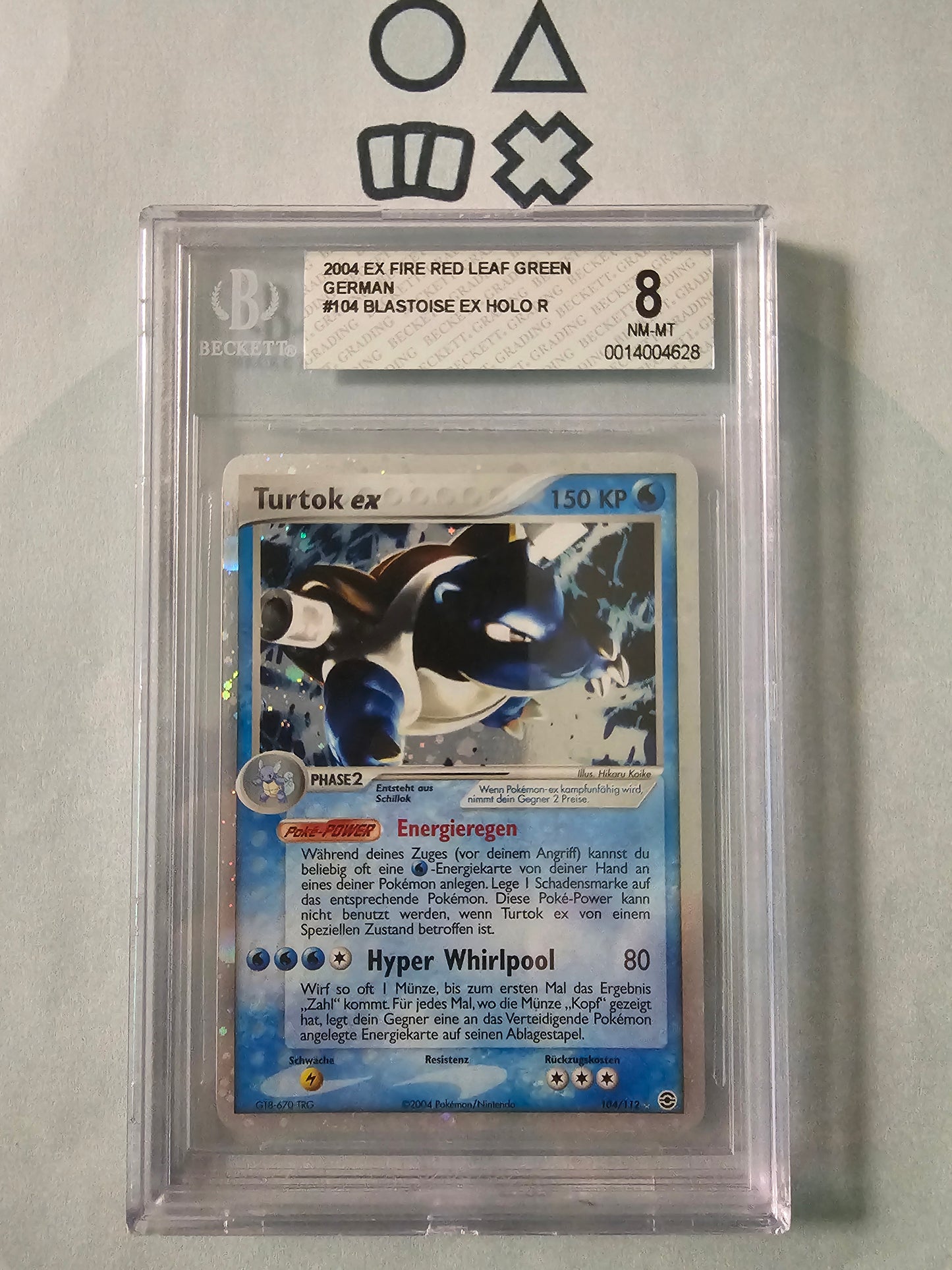 Turtok EX - BGS 8 (FL104 EX Firered & Leafgreen)