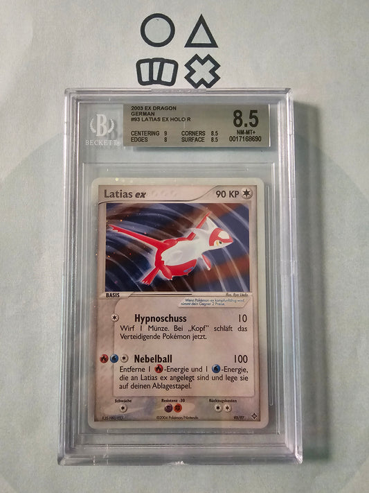 Latias EX - BGS 8.5 (DR93 EX Dragon)