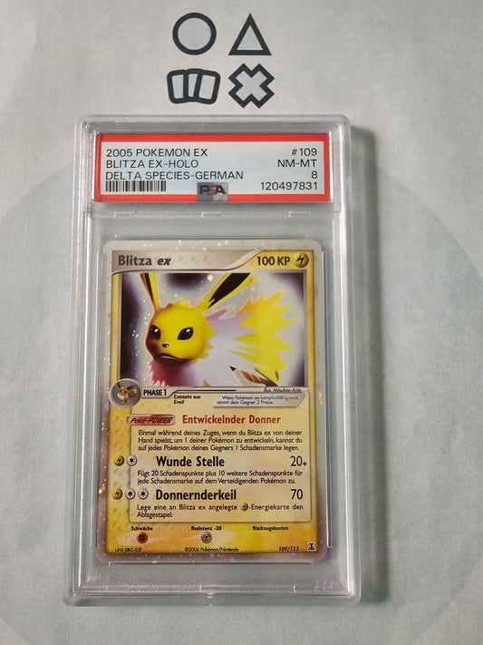 Blitza EX - PSA 8 (DS109 EX Delta Species)