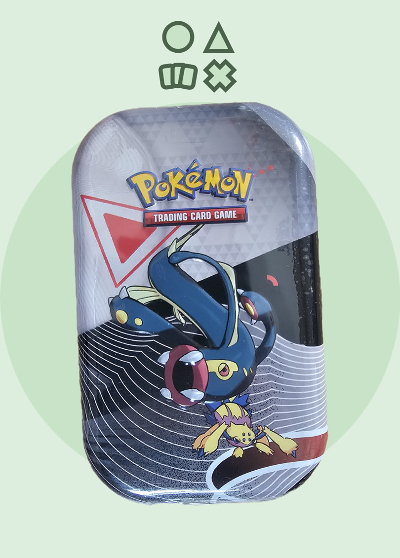 Pokémon Karmesin & Purpur Weiße Flammen und Schwarze Blitze Mini Tin