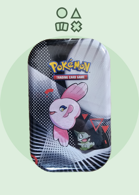 Pokémon Karmesin & Purpur Weiße Flammen und Schwarze Blitze Mini Tin