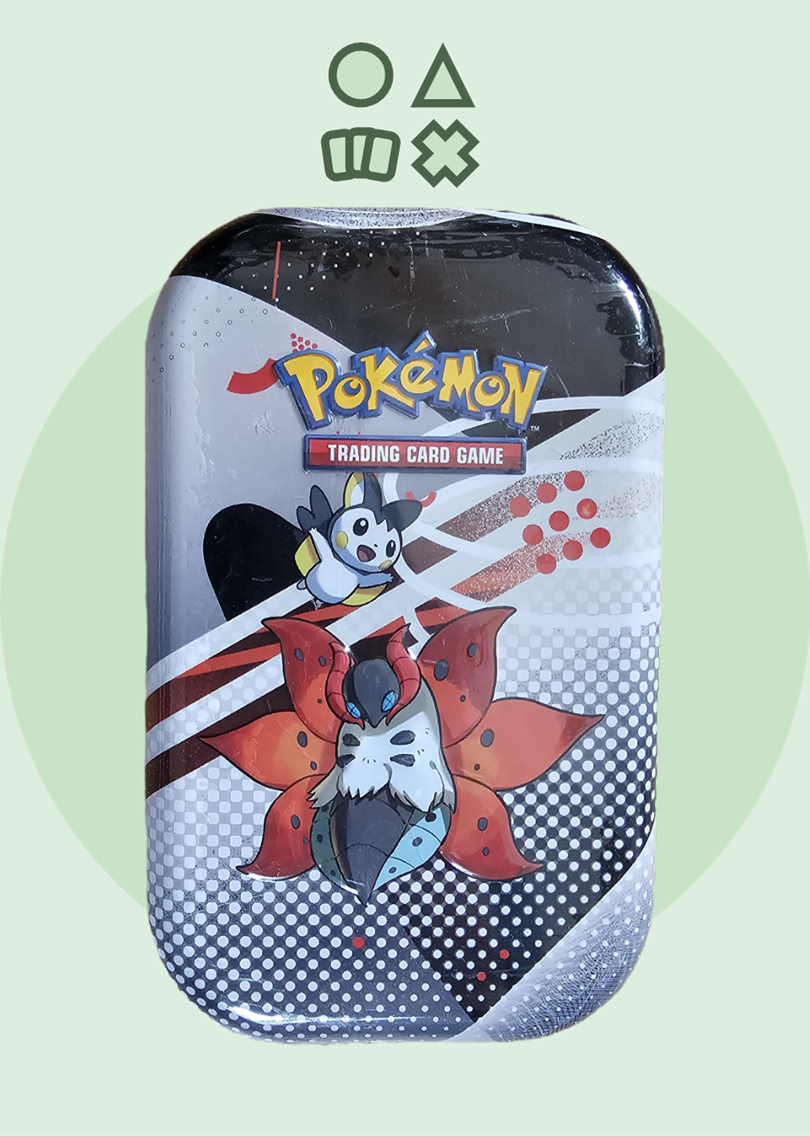Pokémon Karmesin & Purpur Weiße Flammen und Schwarze Blitze Mini Tin