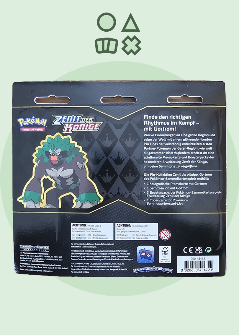 Pokémon Schwert & Schild Zenit der Könige Pin-Kollektion - deutsch