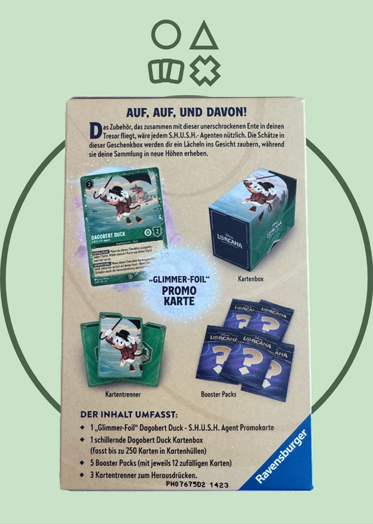 Disney Lorcana TCG Dagobert Duck Geschenkbox - deutsch