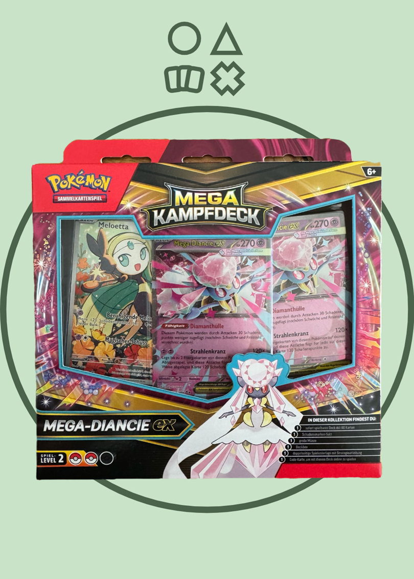 Pokèmon Mega Kampfdeck Mega Diancie ex - deutsch