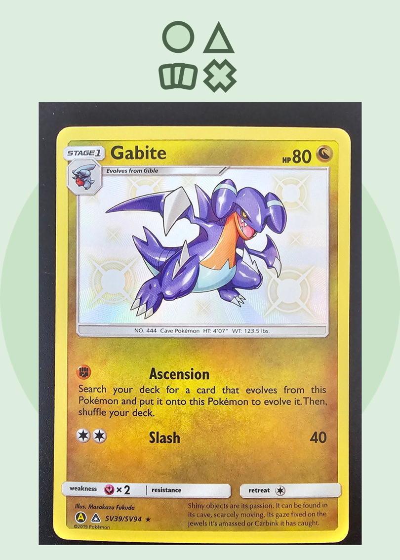 Gabite - NM (HIF SV39 Sun &amp; Moon Hidden Fates)
