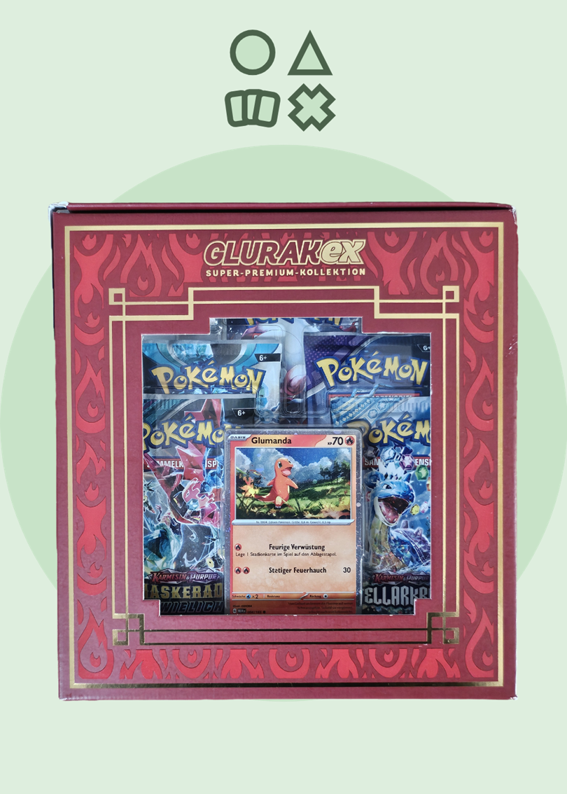 Pokémon Glurak ex Super-Premium-Kollektion - deutsch