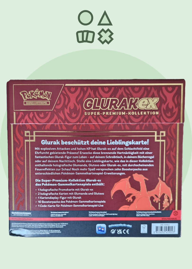 Pokémon Glurak ex Super-Premium-Kollektion - deutsch