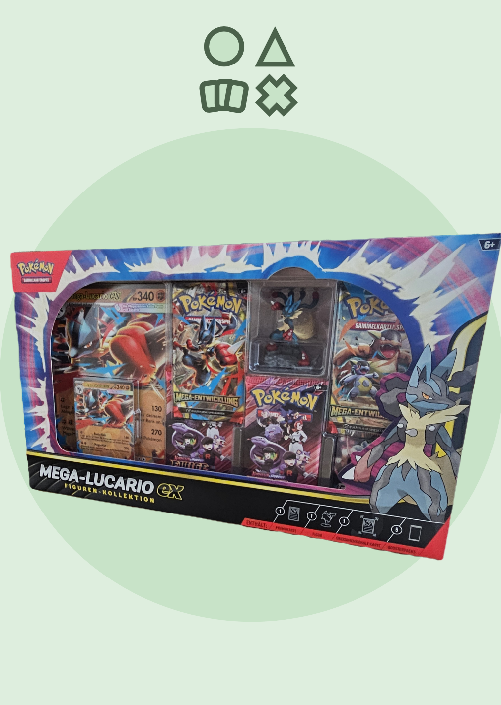 Pokémon Mega-Lucario ex Figuren-Kollektion - deutsch