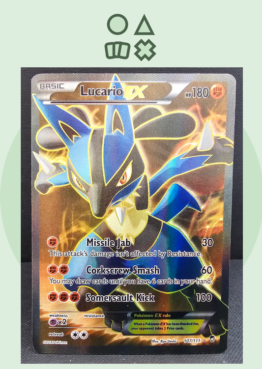 Lucario EX - NM (FFI107 XY Furious Fists)