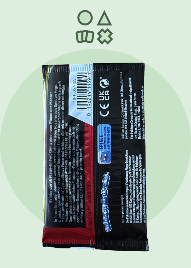 Pokémon Mega Entwicklungen Base Set Booster - deutsch