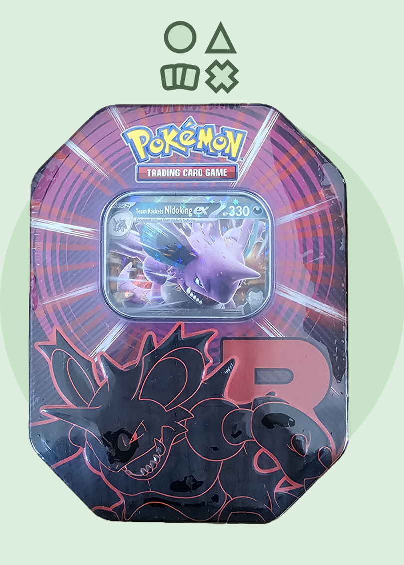Pokémon Karmesin & Purpur Team Rocket Tin